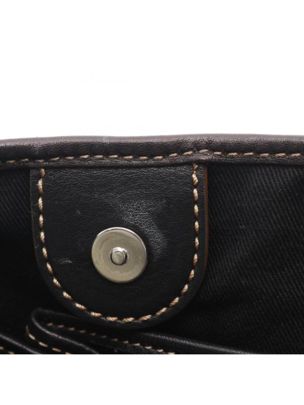Celine Seri Tote Black Canvas Leather - Picture 5 of 9